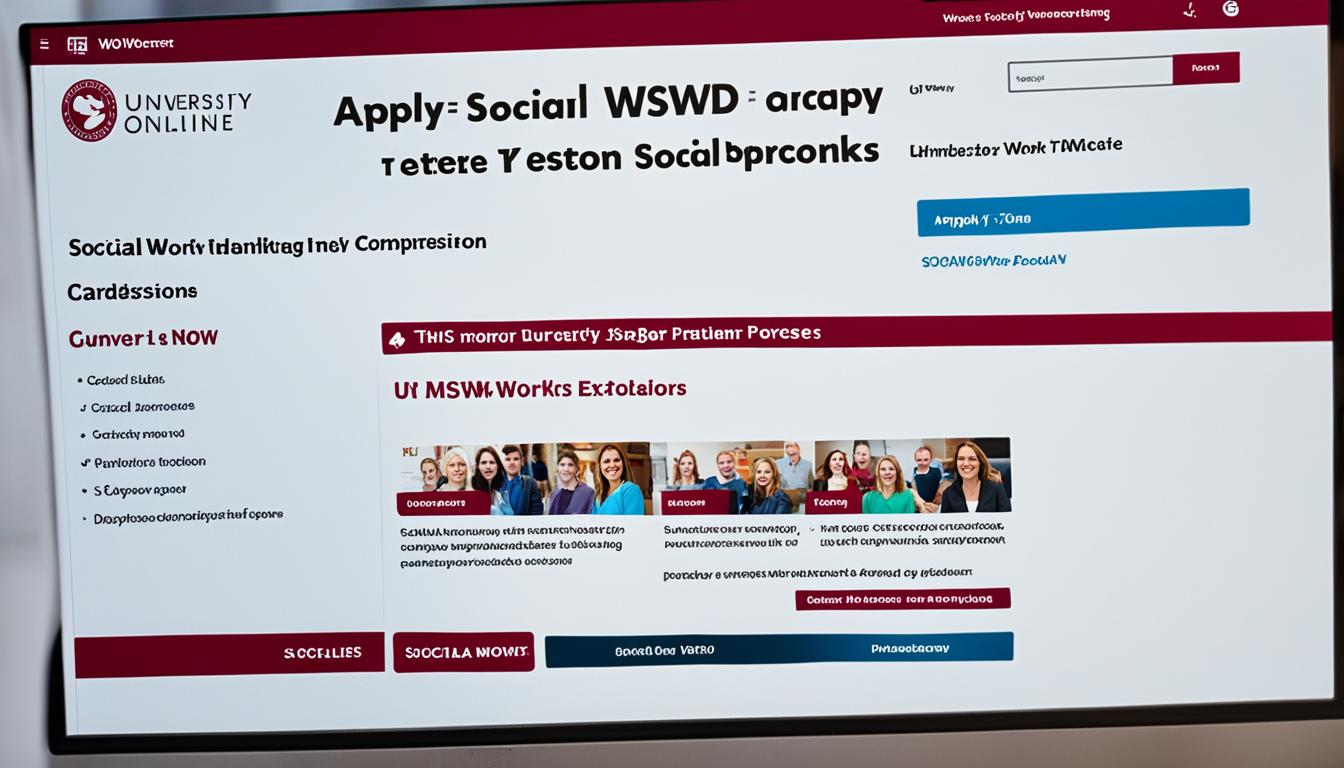 online MSW admission